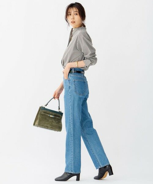 L size ONWARD(大きいサイズ) / エルサイズオンワード デニムパンツ | 23区DENIM ワイドストレート パンツ | 詳細18