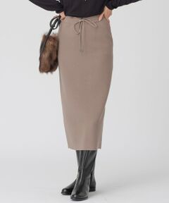 L size ONWARD(大きいサイズ) / エルサイズオンワード ミニ・ひざ丈スカート | ヴィスコースストレッチ タイト スカート