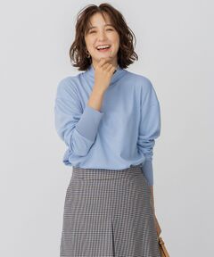 L size ONWARD(大きいサイズ) / エルサイズオンワード カットソー | 【洗える】ウールミルドジャージー カットソー