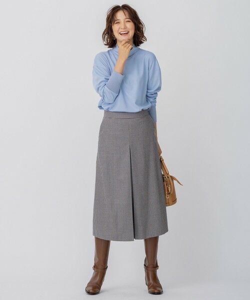 L size ONWARD(大きいサイズ) / エルサイズオンワード カットソー | 【洗える】ウールミルドジャージー カットソー | 詳細8