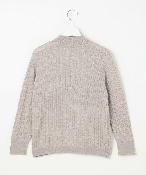 L size ONWARD(大きいサイズ) / エルサイズオンワード ニット・セーター | 【洗える】KNIT BASIC ハイネック ニット | 詳細12