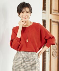 L size ONWARD(大きいサイズ) / エルサイズオンワード ニット・セーター | 【洗える】SECOND PRINCE ドルマンスリーブ ニット