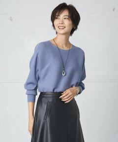 L size ONWARD(大きいサイズ) / エルサイズオンワード ニット・セーター | 【洗える】SECOND PRINCE ドルマンスリーブ ニット