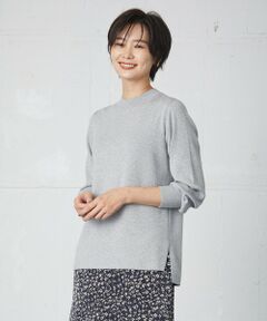 L size ONWARD(大きいサイズ) / エルサイズオンワード ニット・セーター | 【洗える】SECOND PRINCE モックネック ニット