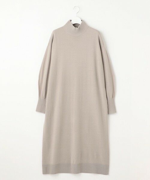 L size ONWARD(大きいサイズ) / エルサイズオンワード ミニ丈・ひざ丈ワンピース | 【洗える】ウールミックス ニットワンピース | 詳細5