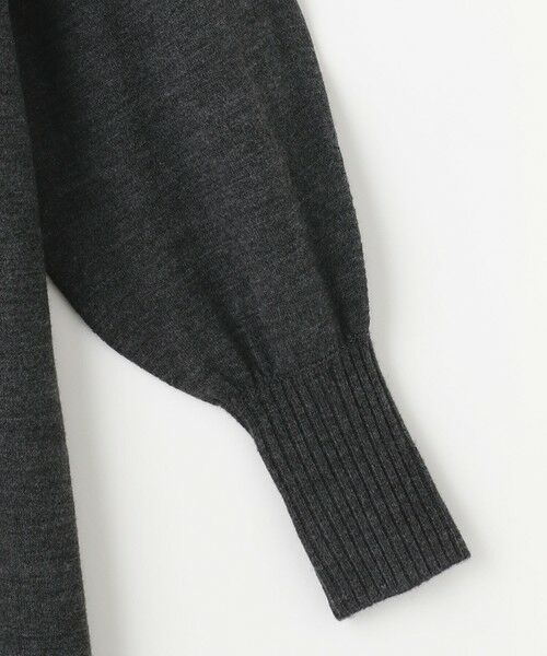 L size ONWARD(大きいサイズ) / エルサイズオンワード ミニ丈・ひざ丈ワンピース | 【洗える】ウールミックス ニットワンピース | 詳細11