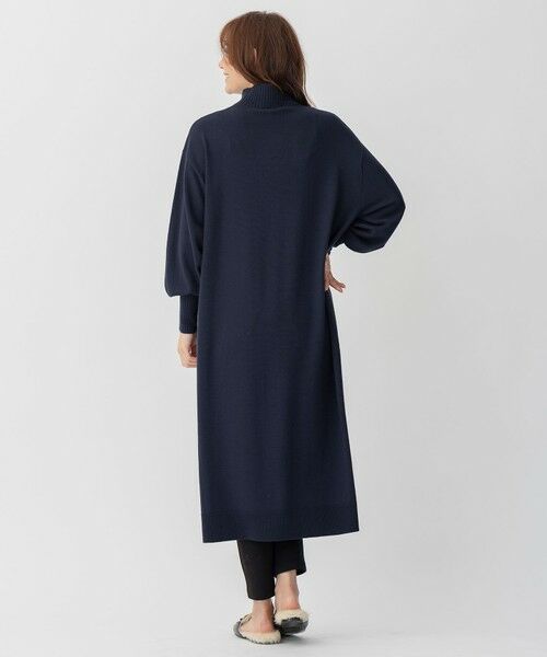 L size ONWARD(大きいサイズ) / エルサイズオンワード ミニ丈・ひざ丈ワンピース | 【洗える】ウールミックス ニットワンピース | 詳細17