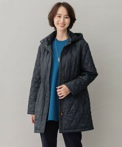 L size ONWARD(大きいサイズ) / エルサイズオンワード その他アウター | 【洗える】ブライトキルト フード付きコート