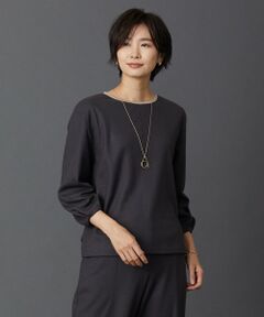 L size ONWARD(大きいサイズ) / エルサイズオンワード カットソー | 【イージーケア】ウールスムースジャージー カットソー