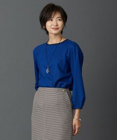 L size ONWARD(大きいサイズ) / エルサイズオンワード カットソー | 【イージーケア】ウールスムースジャージー カットソー