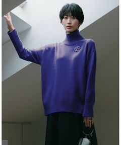 L size ONWARD(大きいサイズ) / エルサイズオンワード ニット・セーター | 【新色追加・WEB限定カラーあり】 ソフトカシミヤミックス ハイネックニット