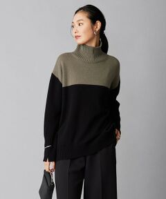 L size ONWARD(大きいサイズ) / エルサイズオンワード ニット・セーター | 【新色追加・WEB限定カラーあり】 ソフトカシミヤミックス ハイネックニット