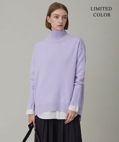 L size ONWARD(大きいサイズ) / エルサイズオンワード ニット・セーター | 【新色追加・WEB限定カラーあり】 ソフトカシミヤミックス ハイネックニット