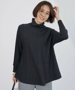 【WEB限定カラーあり・洗える】EASY WOOL チュニック ニット