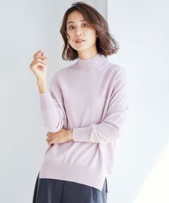 【洗える・WEB限定カラーあり】CASHMERE BLEND ハイネック ニット