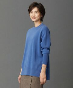 【洗える】CASHMERE BLEND クルーネック ニット