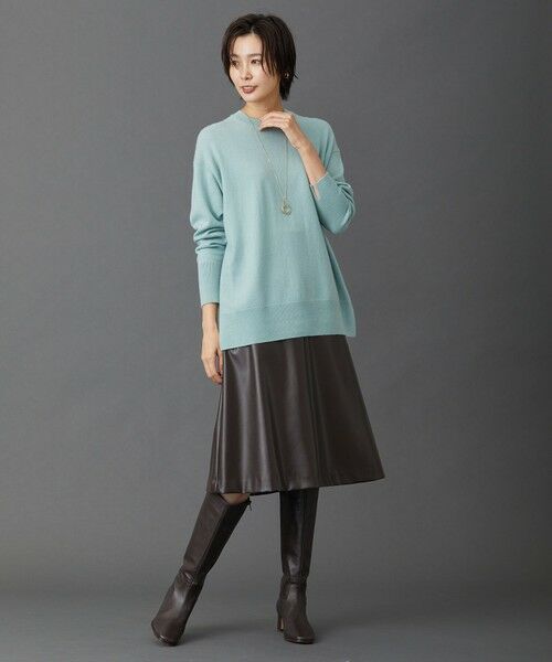 L size ONWARD(大きいサイズ) / エルサイズオンワード ニット・セーター | 【洗える】CASHMERE BLEND クルーネック ニット | 詳細6