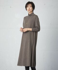 L size ONWARD(大きいサイズ) / エルサイズオンワード ミニ丈・ひざ丈ワンピース | 【WEB限定カラーあり・洗える】EASY WOOL ワンピース