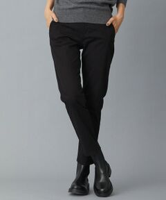 L size ONWARD(大きいサイズ) / エルサイズオンワード その他パンツ | 【洗える】ピーチサテンストレッチ パンツ