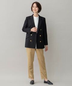 L size ONWARD(大きいサイズ) / エルサイズオンワード その他パンツ | 【洗える】ヘビーサテン イージーパンツ