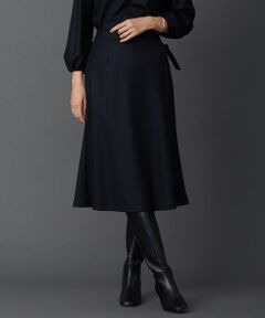 L size ONWARD(大きいサイズ) / エルサイズオンワード ミニ・ひざ丈スカート | 【洗える・イージーケア】ウールスムースジャージー スカート