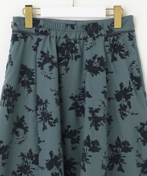 L size ONWARD(大きいサイズ) / エルサイズオンワード ミニ・ひざ丈スカート | フラワーブーケフロッキー スカート | 詳細10