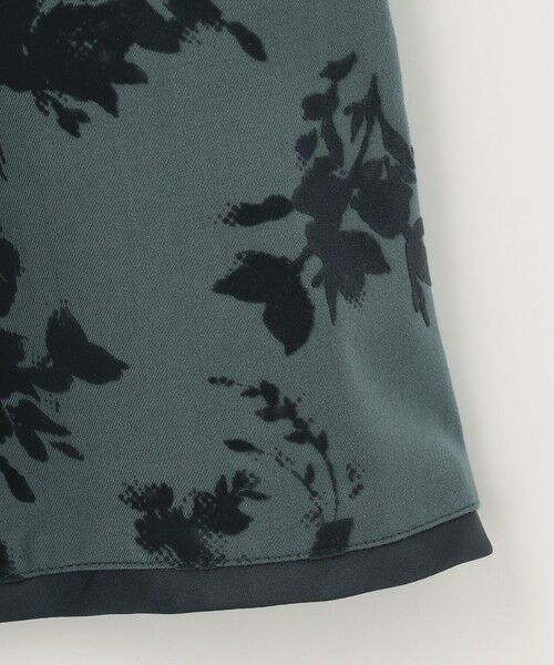 L size ONWARD(大きいサイズ) / エルサイズオンワード ミニ・ひざ丈スカート | フラワーブーケフロッキー スカート | 詳細12