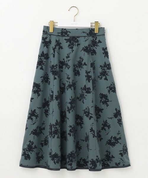 L size ONWARD(大きいサイズ) / エルサイズオンワード ミニ・ひざ丈スカート | フラワーブーケフロッキー スカート | 詳細7