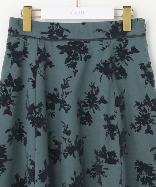 L size ONWARD(大きいサイズ) / エルサイズオンワード ミニ・ひざ丈スカート | フラワーブーケフロッキー スカート | 詳細9