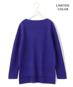 【WEB限定カラーあり】ウールカシミヤ ボートネックニット