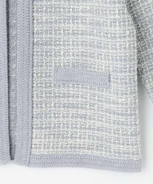 L size ONWARD(大きいサイズ) / エルサイズオンワード カーディガン・ボレロ | 【洗える】TWEED KNIT カーディガン | 詳細13