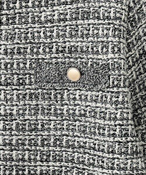 L size ONWARD(大きいサイズ) / エルサイズオンワード カーディガン・ボレロ | 【洗える】TWEED KNIT ミドル カーディガン | 詳細10