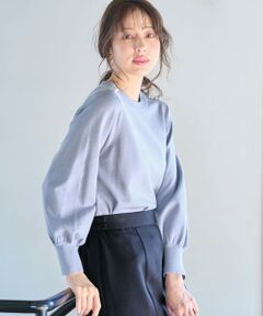 L size ONWARD(大きいサイズ) / エルサイズオンワード ニット・セーター | 【Oggi1月号掲載】ショルダーパール調 ニット