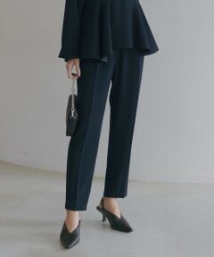 L size ONWARD(大きいサイズ) / エルサイズオンワード その他パンツ | 【洗える】 ライトダブルクロス ドロストパンツ