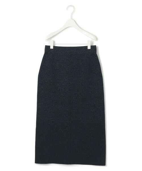 L size ONWARD(大きいサイズ) / エルサイズオンワード ミニ・ひざ丈スカート | 【洗える】 シャイニースムース ニットスカート | 詳細3