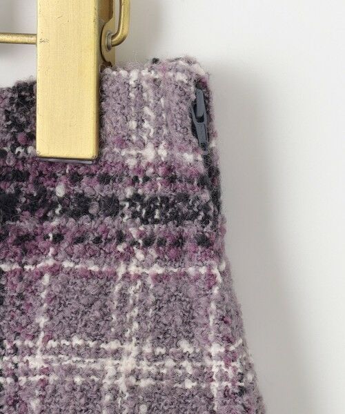 L size ONWARD(大きいサイズ) / エルサイズオンワード ミニ・ひざ丈スカート | ツイードラップミニ スカート | 詳細11