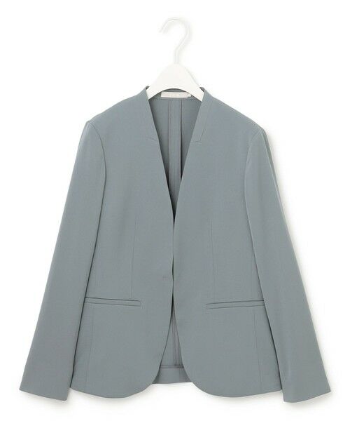 L size ONWARD(大きいサイズ) / エルサイズオンワード その他アウター | 【防シワ・速乾・洗える】Fied ノーカラージャケット | 詳細12