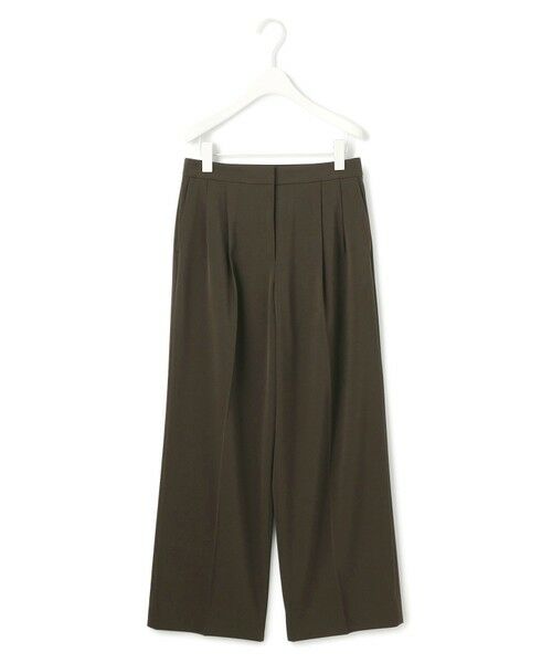 L size ONWARD(大きいサイズ) / エルサイズオンワード その他パンツ | 【新色追加・防シワ・速乾・洗える】Fied ワイドパンツ | 詳細15