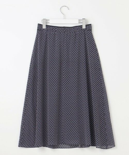 L size ONWARD(大きいサイズ) / エルサイズオンワード ミニ・ひざ丈スカート | 【洗える】 Geometric Print スカート | 詳細5