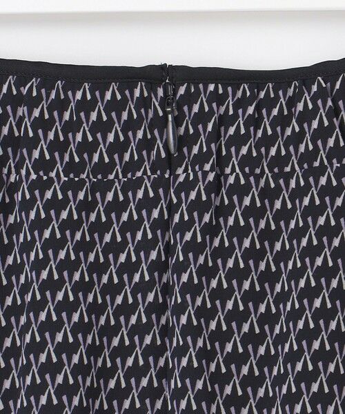 L size ONWARD(大きいサイズ) / エルサイズオンワード ミニ・ひざ丈スカート | 【洗える】 Geometric Print スカート | 詳細9