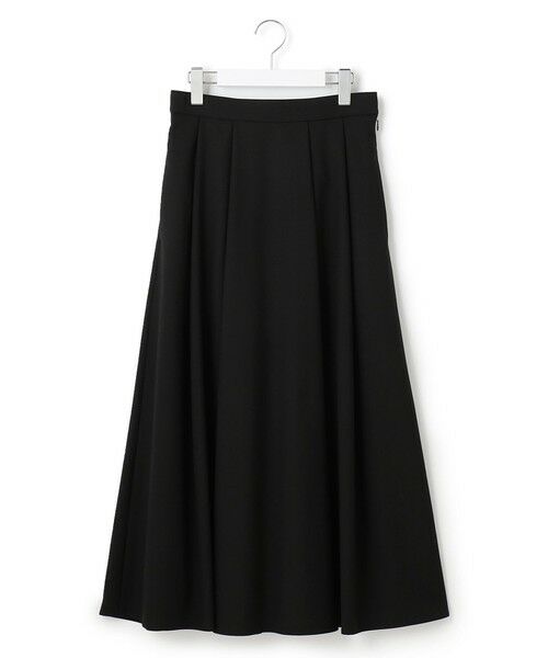 L size ONWARD(大きいサイズ) / エルサイズオンワード ミニ・ひざ丈スカート | 【洗える】ウールブレンドストレッチ フレアスカート | 詳細10
