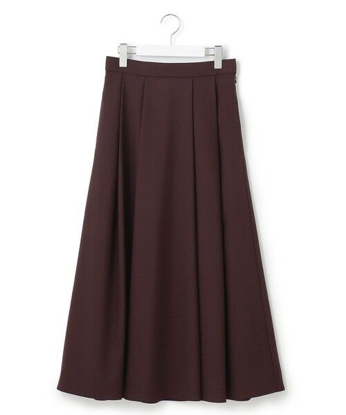 L size ONWARD(大きいサイズ) / エルサイズオンワード ミニ・ひざ丈スカート | 【洗える】ウールブレンドストレッチ フレアスカート | 詳細13