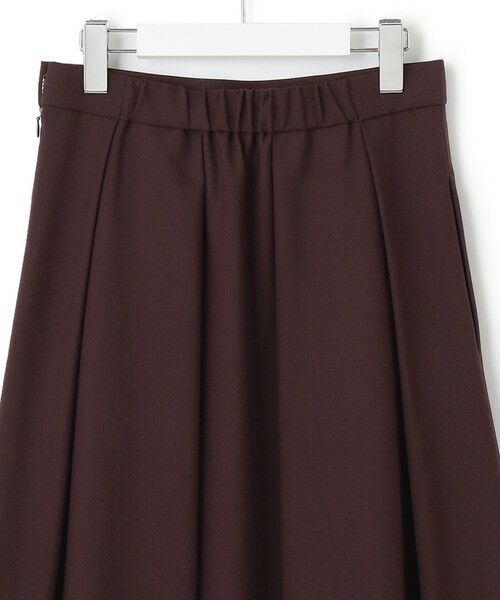 L size ONWARD(大きいサイズ) / エルサイズオンワード ミニ・ひざ丈スカート | 【洗える】ウールブレンドストレッチ フレアスカート | 詳細17