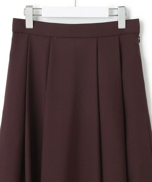 L size ONWARD(大きいサイズ) / エルサイズオンワード ミニ・ひざ丈スカート | 【洗える】ウールブレンドストレッチ フレアスカート | 詳細19