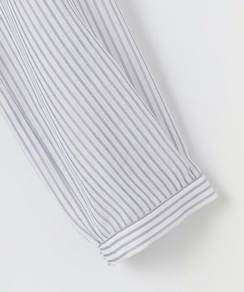 L size ONWARD(大きいサイズ) / エルサイズオンワード カットソー | カチオンストライプ ボウタイ カットソー | 詳細12