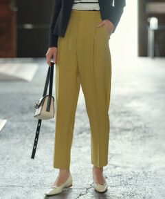 L size ONWARD(大きいサイズ) / エルサイズオンワード その他パンツ | 【洗える】ポリエステルストレッチツイル テーパードパンツ