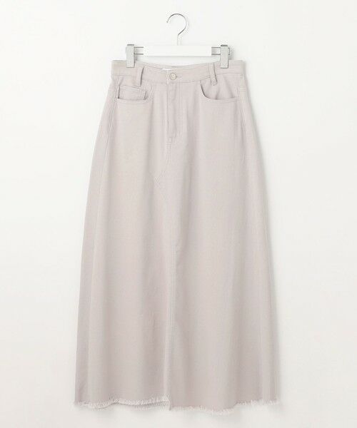 L size ONWARD(大きいサイズ) / エルサイズオンワード デニムスカート | 【洗える】USUKARU DENIM スカート | 詳細3
