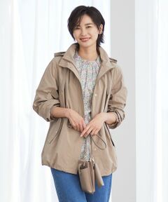 L size ONWARD(大きいサイズ) / エルサイズオンワード ブルゾン | 【洗える・撥水】マイクロタフタ ブルゾン