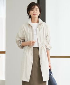 L size ONWARD(大きいサイズ) / エルサイズオンワード その他アウター | 【洗える・撥水】マイクロタフタ ロング コート