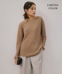 L size ONWARD(大きいサイズ) / エルサイズオンワード ニット・セーター | 【WEB限定カラーあり・洗える】ペーパーブレンドシャインニット プルオーバー